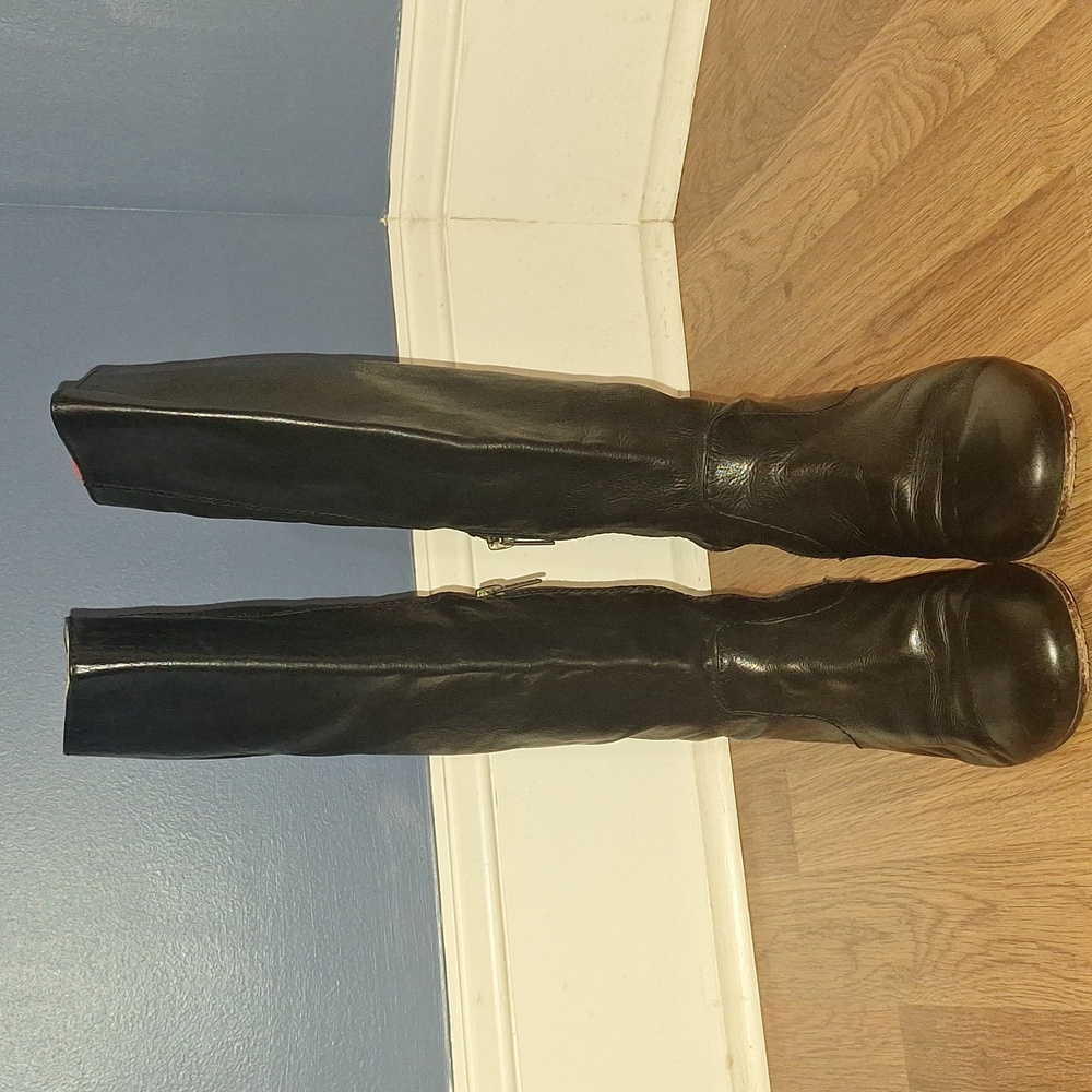 FRYE AND CO. Jillian Pull-On Black Boots Sz 7